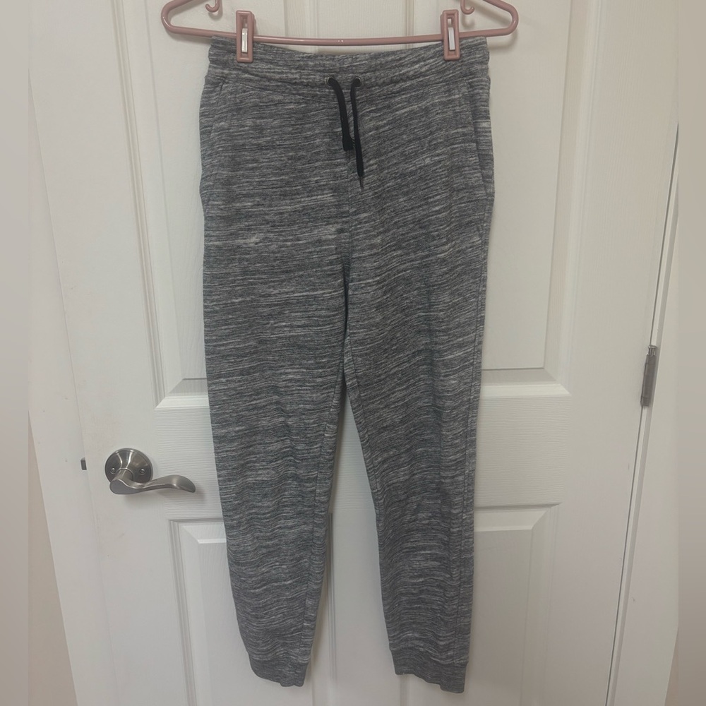Old Navy Gray Marled Women’s Jogger Sweatpants with Black Drawstring